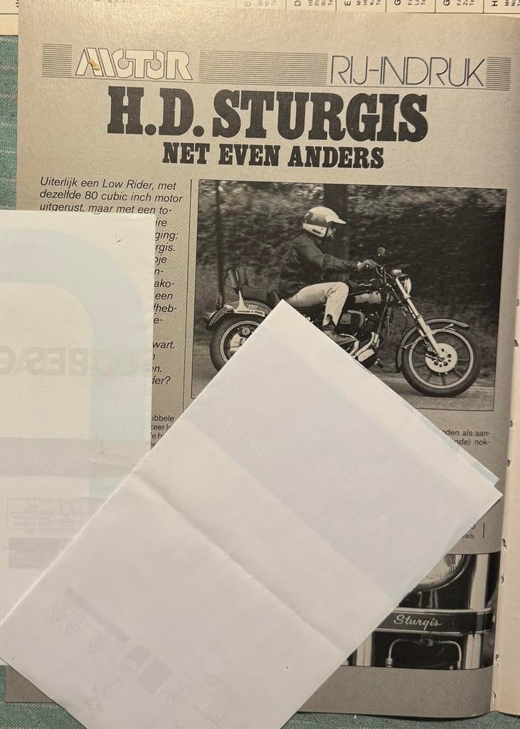 Verslag 1980 Harley Davidson Sturgis, Ophalen of Verzenden, Zo goed als nieuw, Motoren