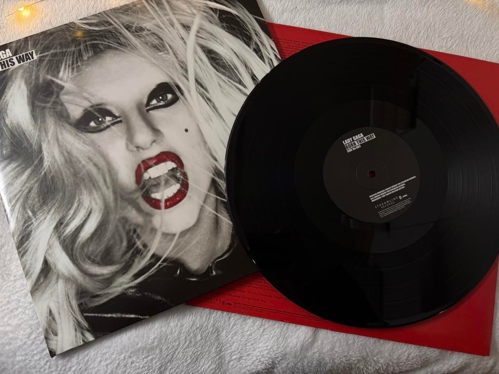 Lady Gaga vinyl zwart Born this way, Cd's en Dvd's, Vinyl | Pop, Ophalen of Verzenden, Zo goed als nieuw, 12 inch