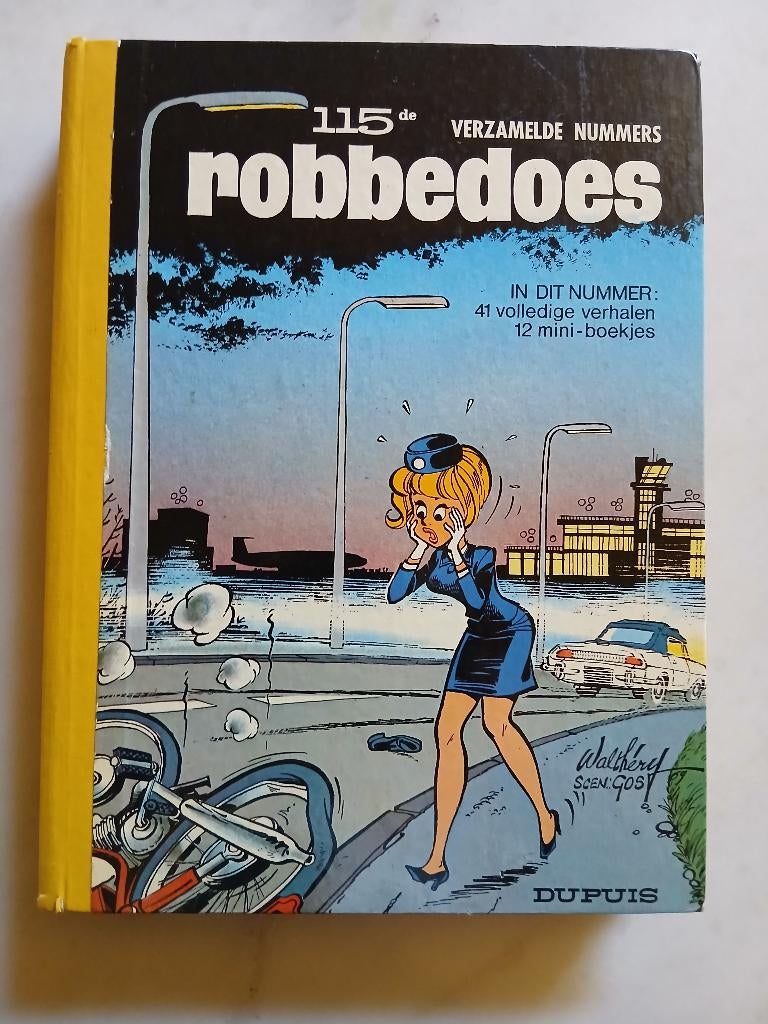 Robbedoes weekblad bundel nr 115 HC ,1970, goede staat, Eén stripboek, Ophalen of Verzenden, Gelezen