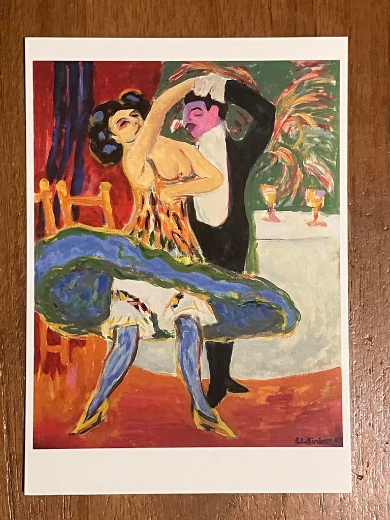 Ernst Ludwig Kirchner - Variété, 1910, Verzamelen, Ansichtkaarten | Themakaarten, Ongelopen, 1980 tot heden, Overige thema's, Ophalen of Verzenden