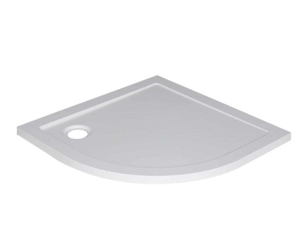 Douchebak Kwartrond 90x90 SMC Wit, Doe-het-zelf en Verbouw, Sanitair, Nieuw, Douche, Ophalen