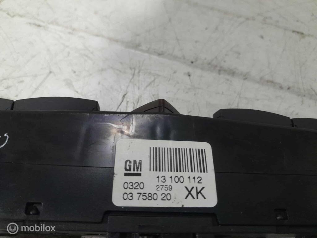 Alarm schakelaar Opel Zafira 13100112, Gebruikt, Ophalen of Verzenden