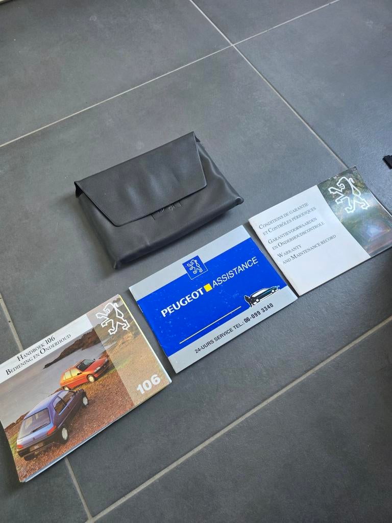 Peugeot 106 XSi Onderhoudsboekje+ handboek + Map, Ophalen of Verzenden