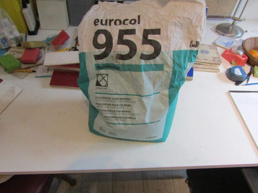 eurocol voorstrijk en eurocol stucmortel, Ophalen, Overige materialen, Wandtegels, Nieuw