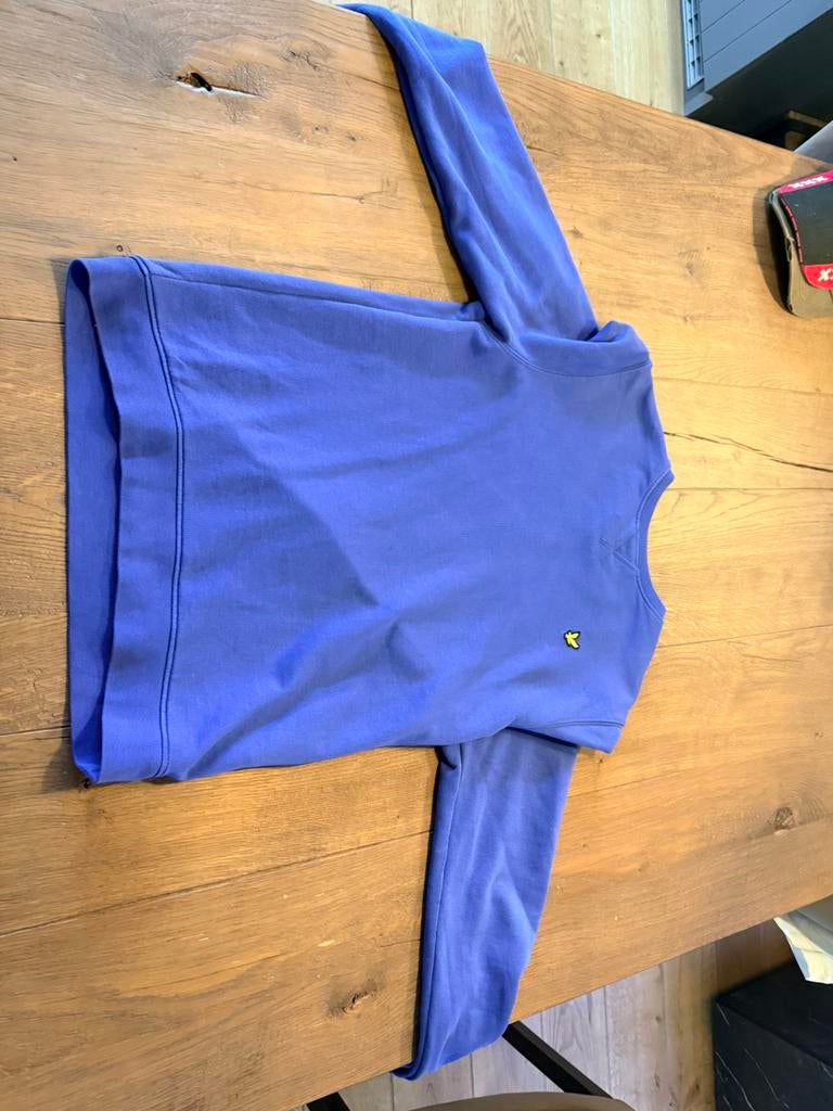 Lyle and scott trui donkerblauw, Ophalen of Verzenden, Zo goed als nieuw, Jongen, Trui of Vest
