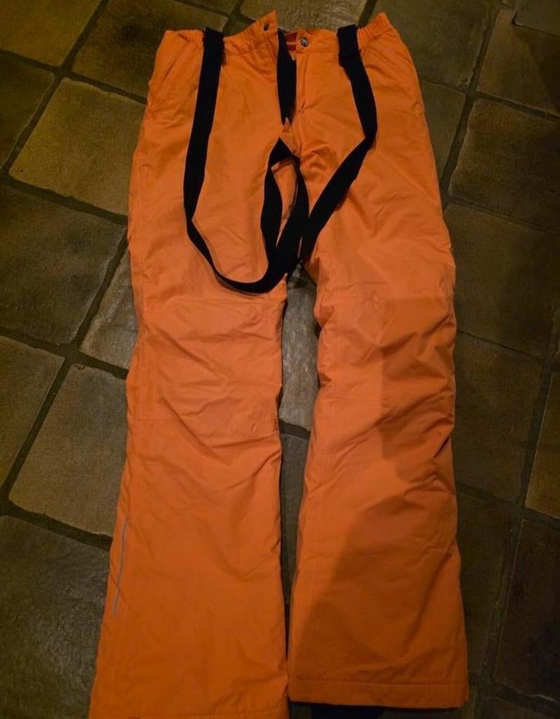 Stoere oranje skibroek maat M, Ophalen of Verzenden, Zo goed als nieuw, Broek