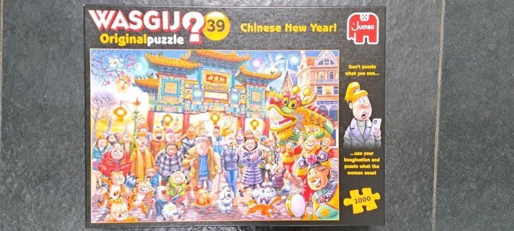 Wasgij Original 39 Chinese New Year Puzzel 1000 stukjes, Ophalen of Verzenden, 500 t/m 1500 stukjes, Zo goed als nieuw, Legpuzzel