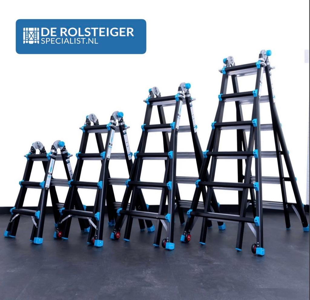 ⭐️ De Rolsteiger Specialist Euro  vouwladder webshop actie, Nieuw, Ophalen of Verzenden, Ladder, Opvouwbaar of Inschuifbaar