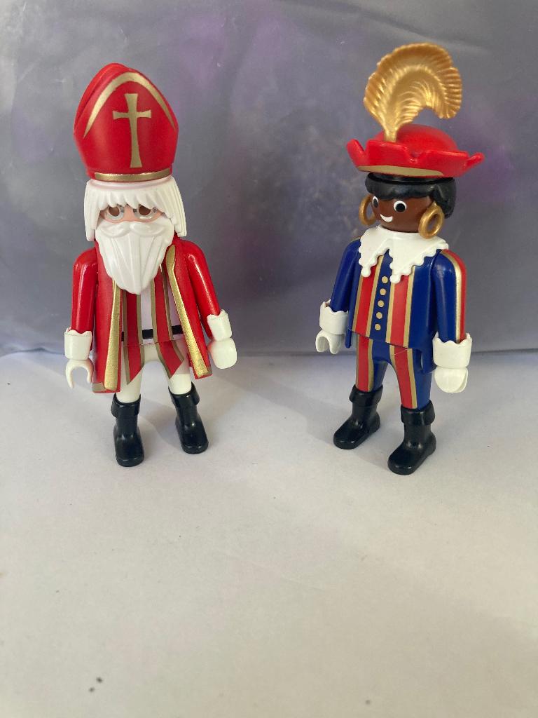 Playmobil sinterklaas en zwarte piet, Ophalen of Verzenden, Gebruikt