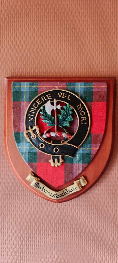 Schots Clan maclaine & Lochbuie Wapen Schild, Antiek en Kunst, Ophalen of Verzenden
