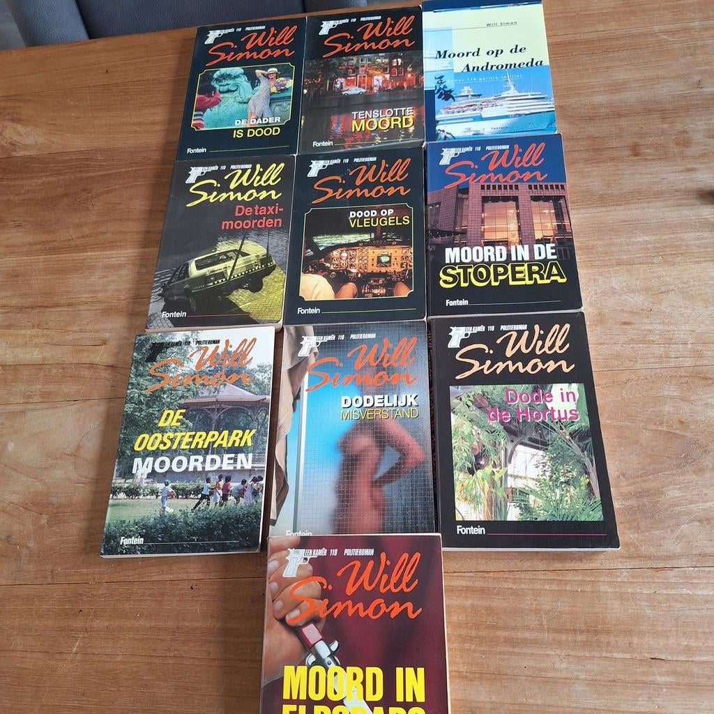 10x Will Simon, Ophalen of Verzenden, Gelezen