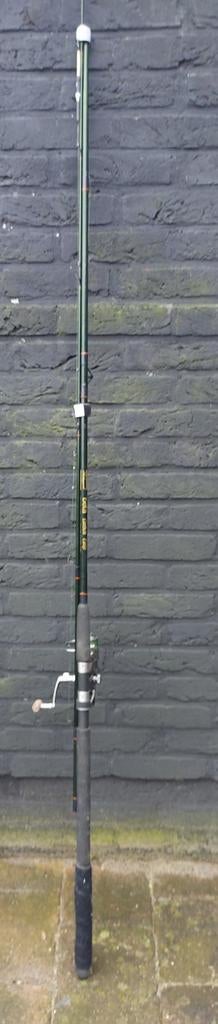 Hengel met molen - Shakespeare Beta Carbon Carp, Watersport en Boten, Hengelsport | Karpervissen, Ophalen, Gebruikt, Complete set