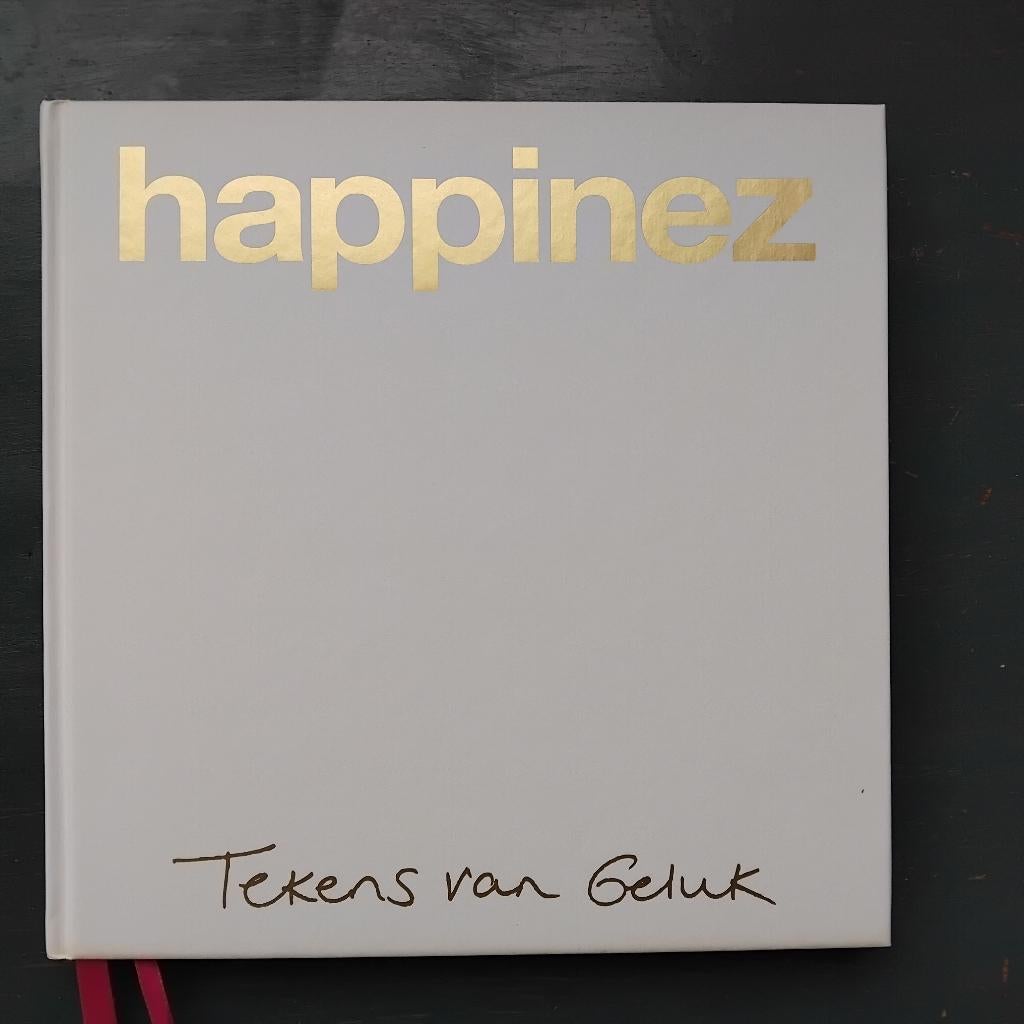 Happinez tekens van geluk, Ophalen of Verzenden, Zo goed als nieuw, Overige onderwerpen, Achtergrond en Informatie