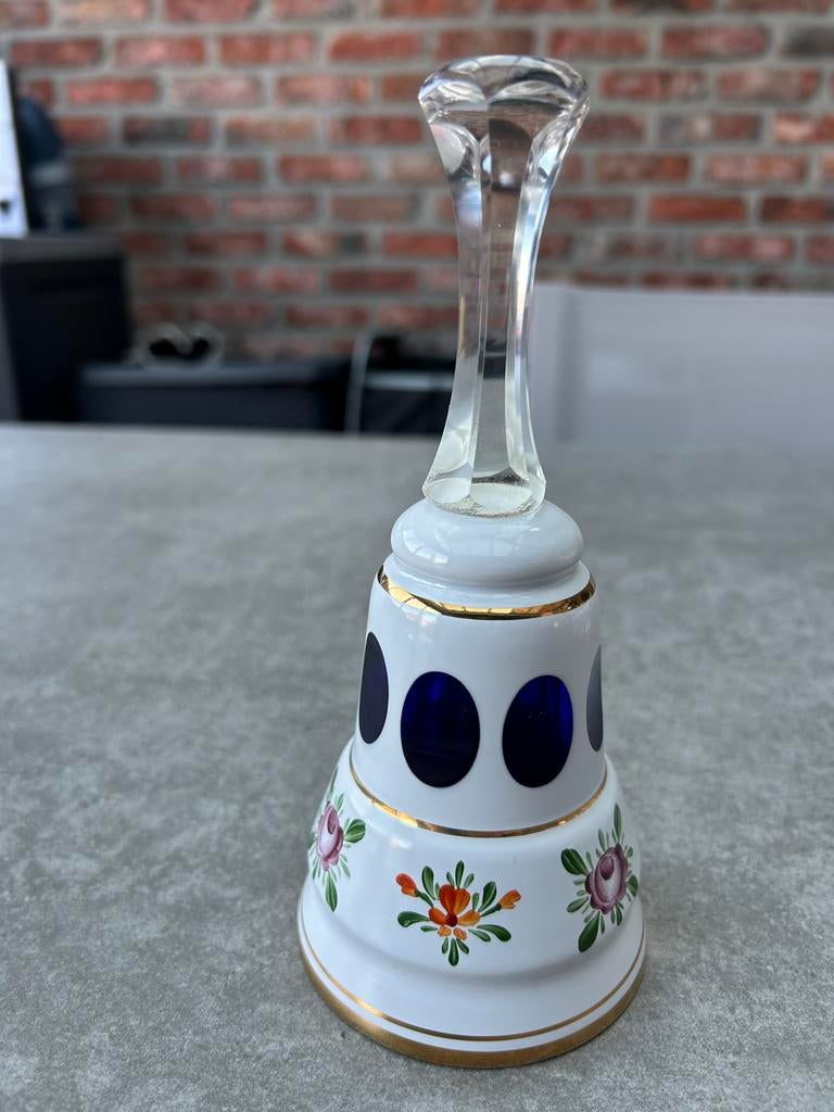 Kristallen bel, Antiek en Kunst, Antiek | Glas en Kristal, Ophalen of Verzenden