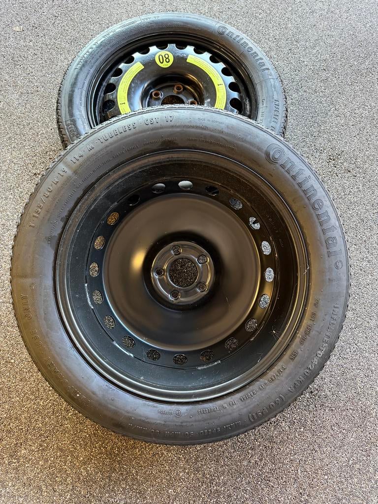 Mercedes reserve reservewiel ML E Audi A6 thuiskomer, Auto-onderdelen, Banden en Velgen, 155 mm, Banden en Velgen, Nieuw, 17 inch