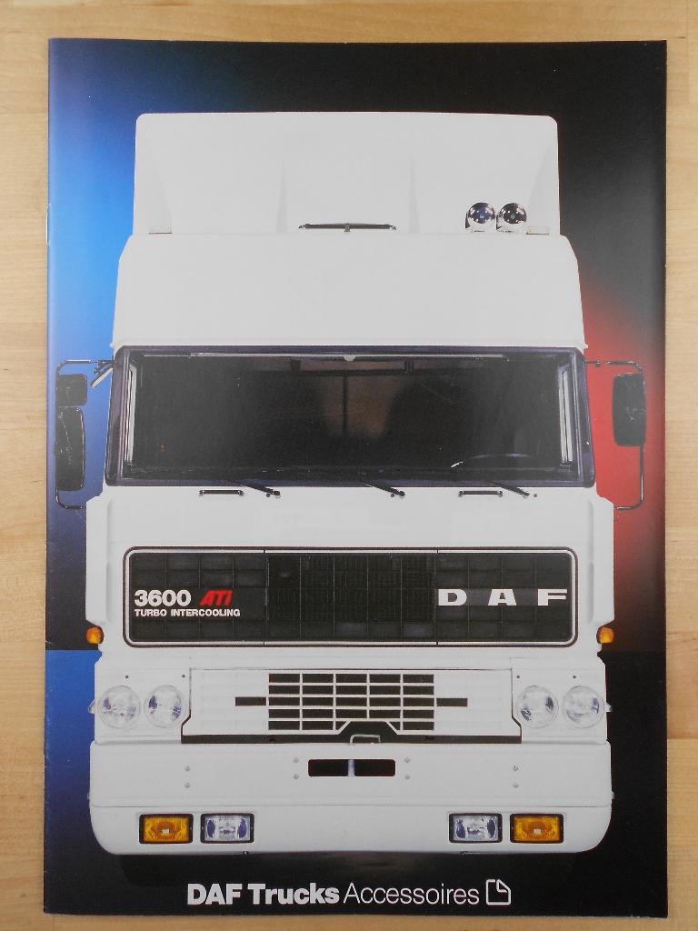 DAF Accessoires Brochure 1985 3600 3300 2800 2500 2100 1100, Ophalen of Verzenden, Zo goed als nieuw, Overige merken, DAF