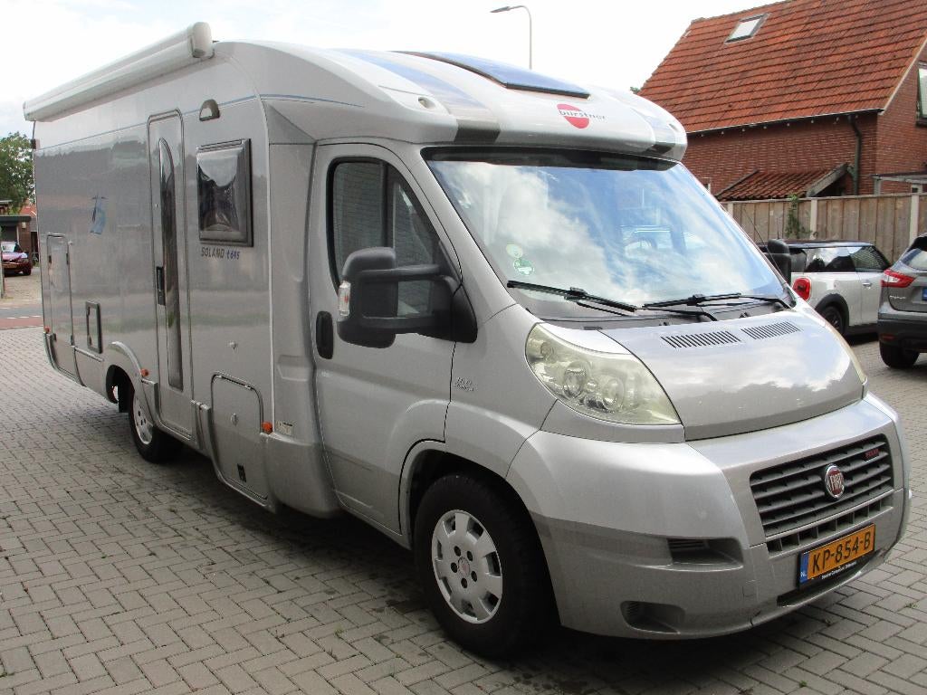 Bürstner Solano T695 / goed onderhouden / BJ 2009 / 77131 km, Caravans en Kamperen, Fiat, Bedrijf, Tot en met 3, Bürstner