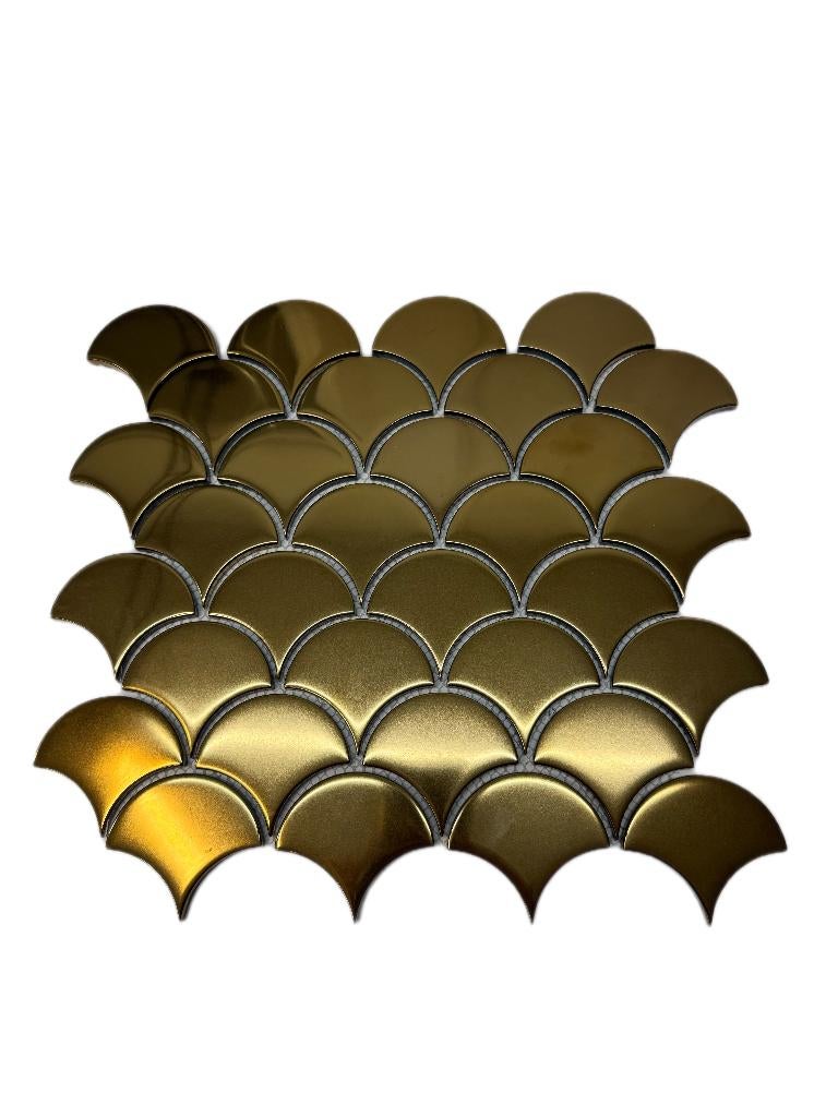 Mozaiek  Waaier 68x61x6mm op voorraad, Overige materialen, Verzenden, Wandtegels, Nieuw