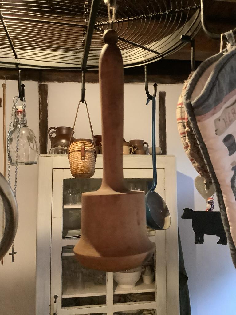 Franse, houten stamper, Ophalen of Verzenden