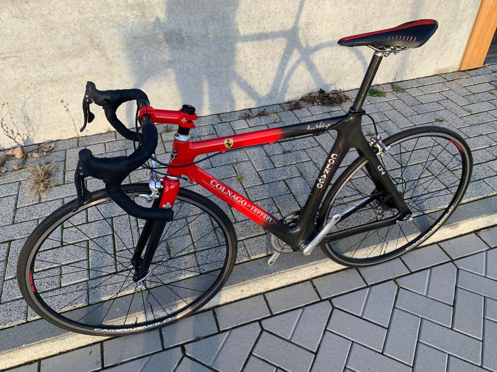 Uniek Colnago CF1 Ferrari Fiets Campagnolo Record CF3 CF7, Gebruikt, Heren, It, Meer dan 20 versnellingen