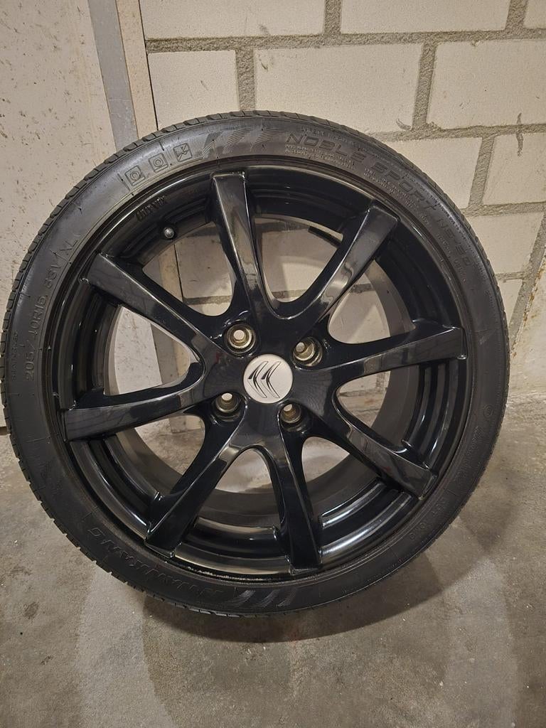 Velgen met banden Citroen C1, Auto-onderdelen, Banden en Velgen, Gebruikt, 16 inch, Banden en Velgen, Personenwagen
