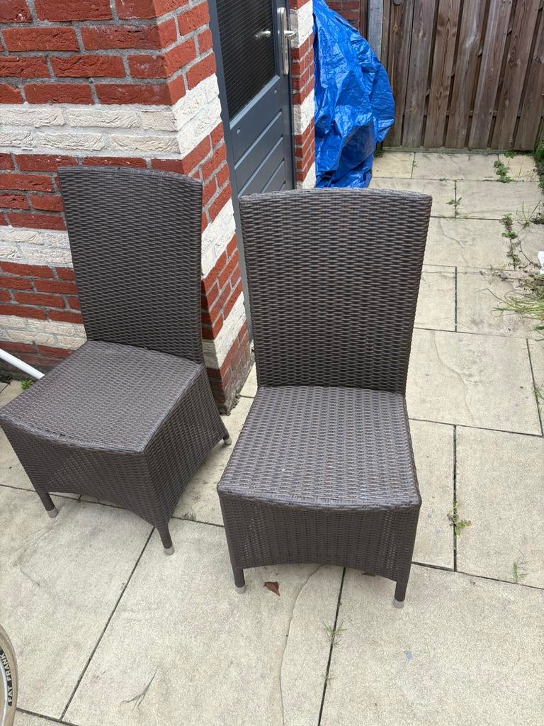 Tuinstoelen gebruikt, Tuin en Terras, Ophalen, Gebruikt, Kunststof