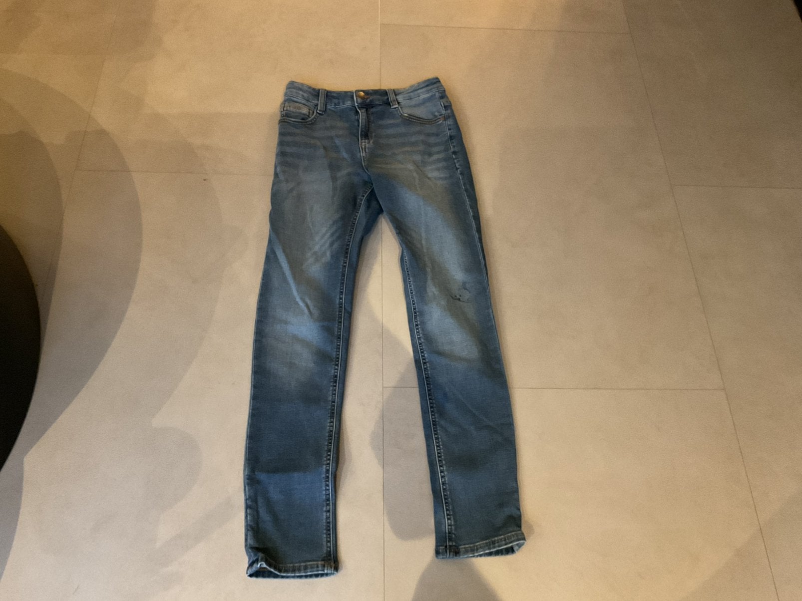 Jog denim spijkerbroek jongens slim, Ophalen, Zo goed als nieuw, Blauw, Overige jeansmaten