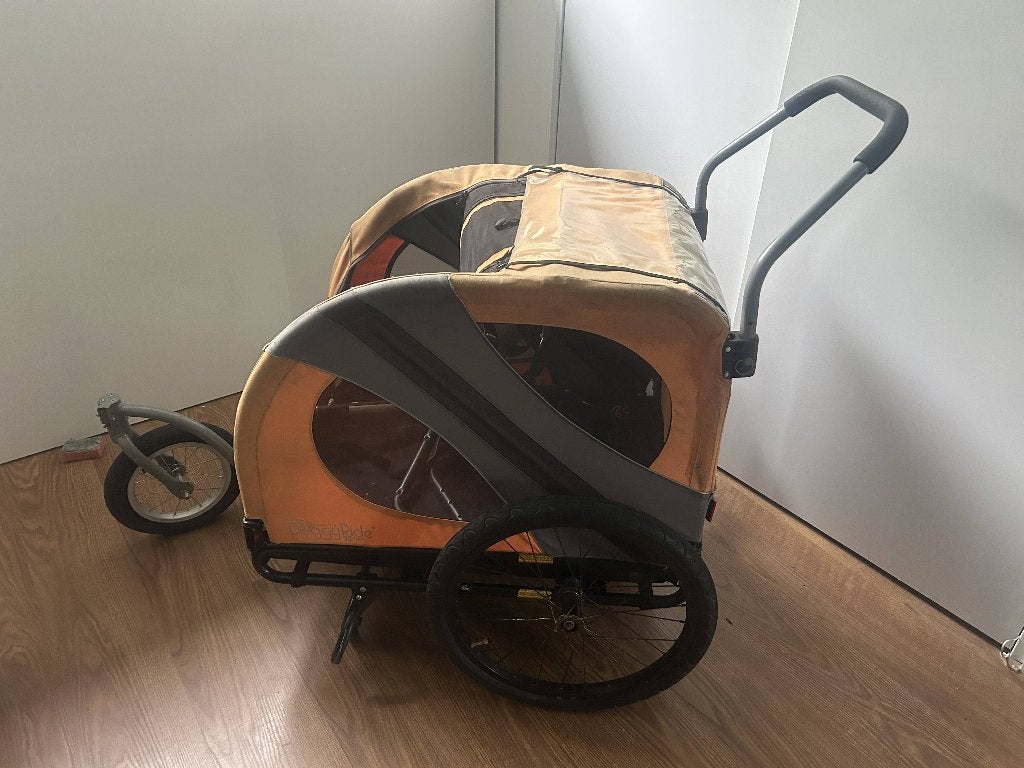 Degelijke DoggyRide hondenfietskar – Inclusief wandelset, Ophalen, Gebruikt
