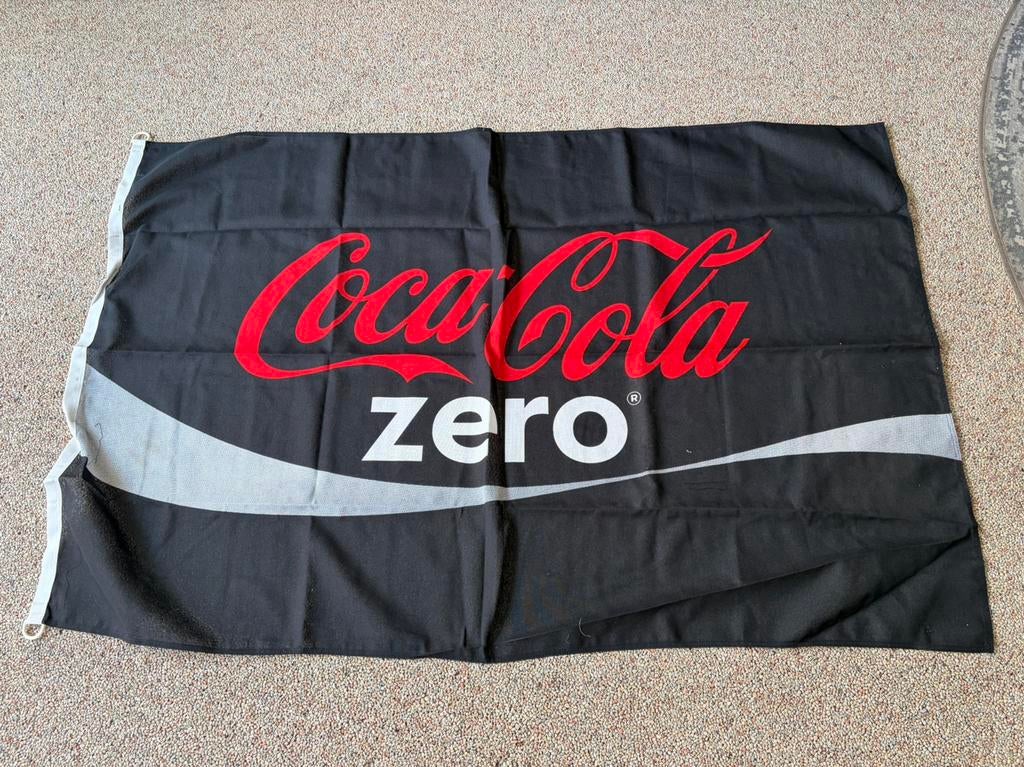 Coca cola zero vlag, Ophalen of Verzenden, Zo goed als nieuw