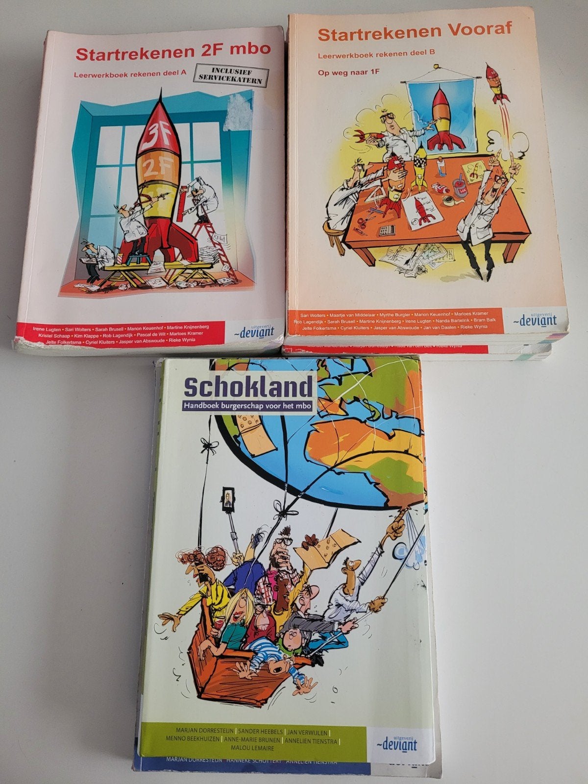Startrekenen 2F mbo, Startrekenen Vooraf & Schokland, Boeken, Schoolboeken, Gelezen, Overige vakken, Diverse auteurs, Ophalen of Verzenden