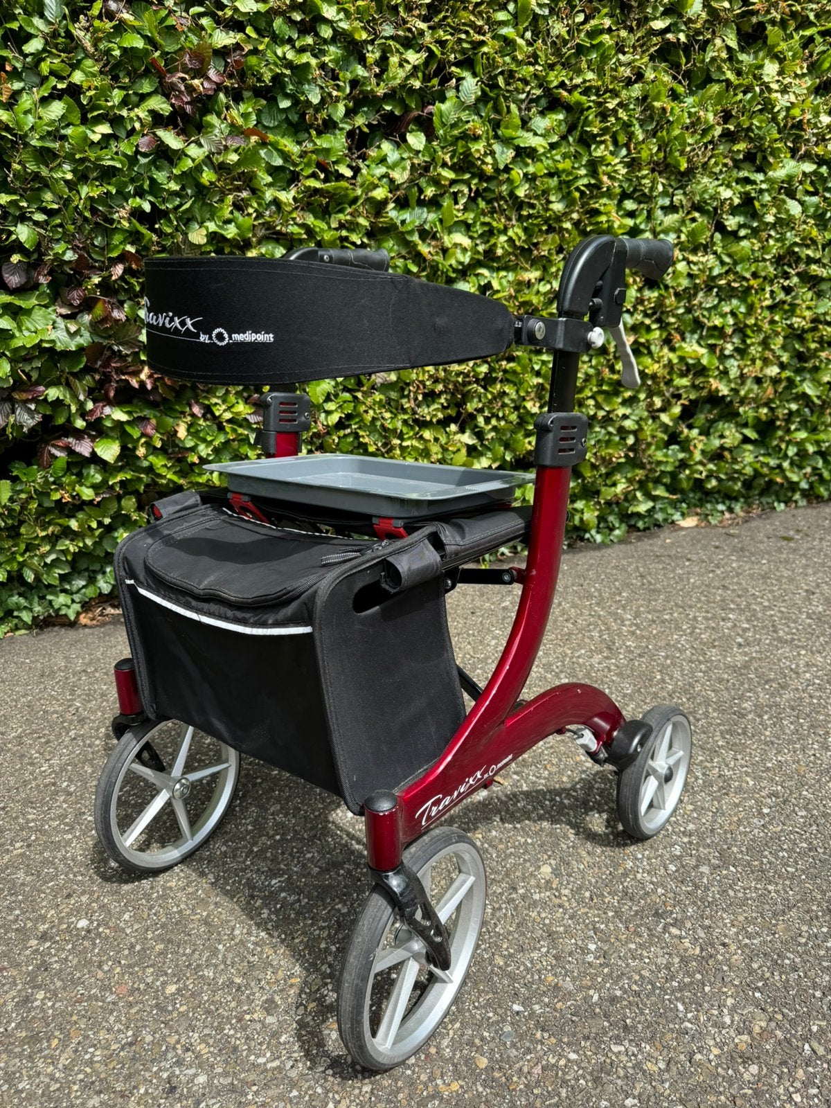 Rollator traxixx deluxe S met dienblad, Diversen, Rollators, Ophalen, Opvouwbaar, Gebruikt