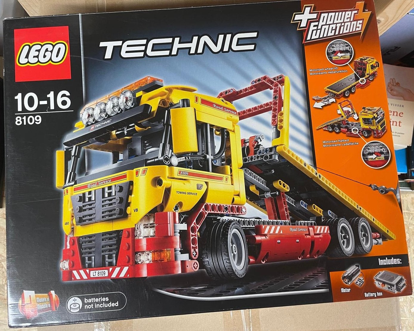 Lego technic 8109, Ophalen, Zo goed als nieuw