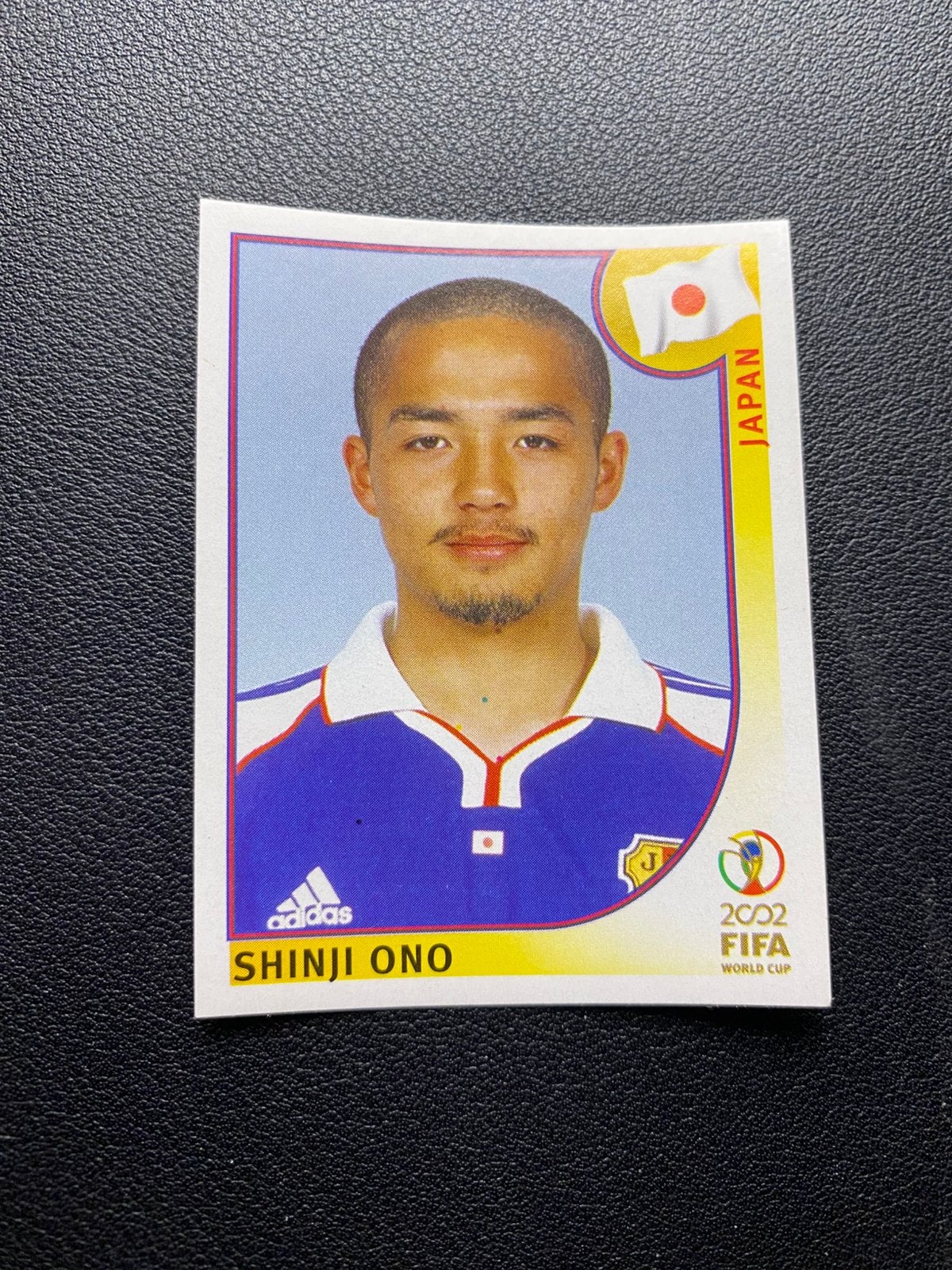 Shinji Ono - Japan - Panini WK 2002 Sticker, Ophalen of Verzenden, Zo goed als nieuw, Buitenlandse clubs, Poster, Plaatje of Sticker