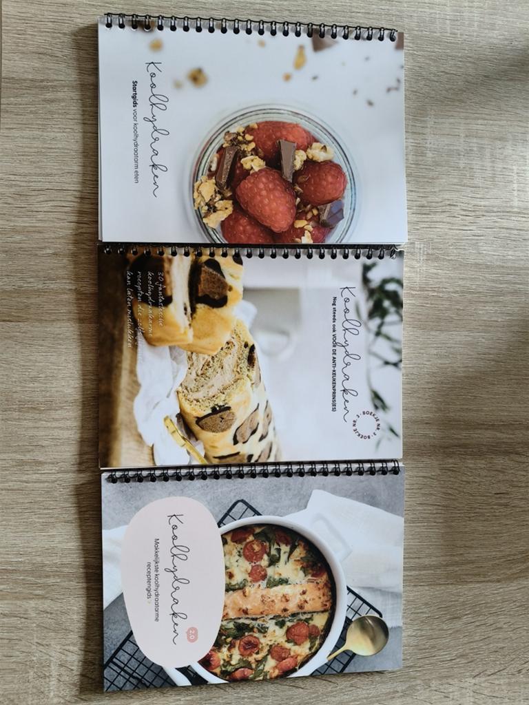 Koolhydraken Kookboeken Set - Gezond & Lekker Eten, Boeken, Kookboeken, Hoofdgerechten, Gezond koken, Ophalen of Verzenden, Zo goed als nieuw
