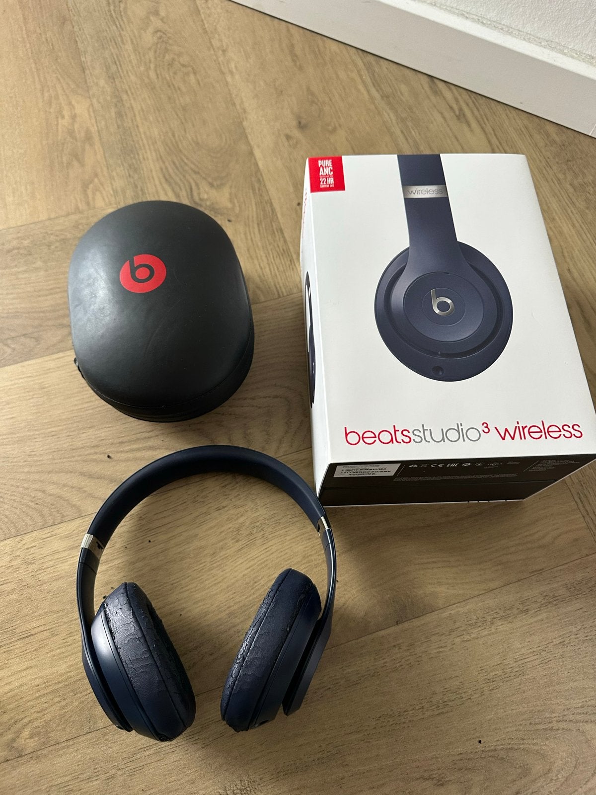 Beats Studio 3 Wireless koptelefoon met toebehoren en doos, Audio, Tv en Foto, Gebruikt, Bluetooth, Beats, Ophalen of Verzenden