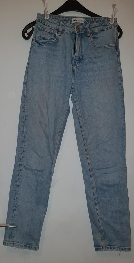 2 Zara Spijkerbroeken -  Maat 34 - Ophalen in Den Haag., Kleding | Dames, Ophalen, Blauw, Zara, W27 (confectie 34) of kleiner