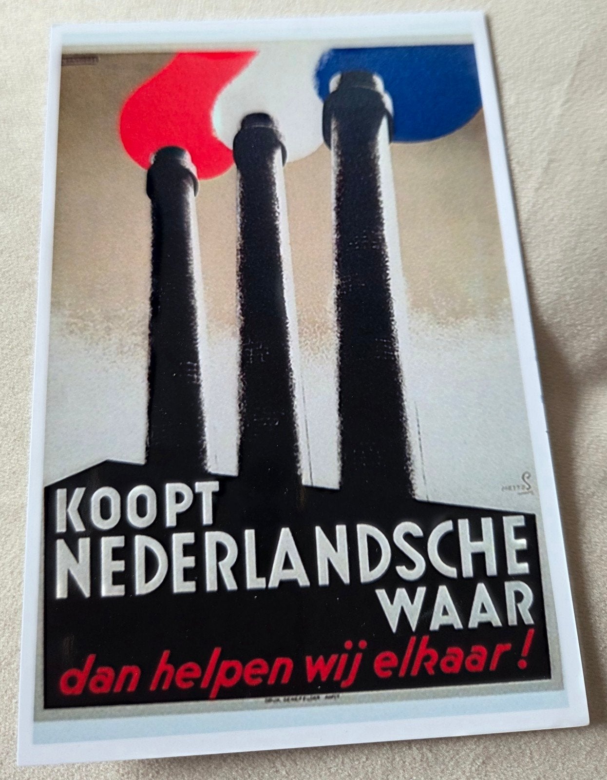 Koopt Nederlandsche Waar - Steun de Economie, Verzamelen, Verzenden, Ongelopen, Overige thema's