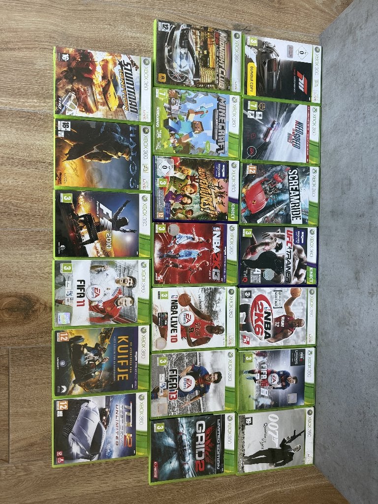 Grote verzameling Xbox 360 Games, Gebruikt, Overige genres, 1 speler, Ophalen of Verzenden