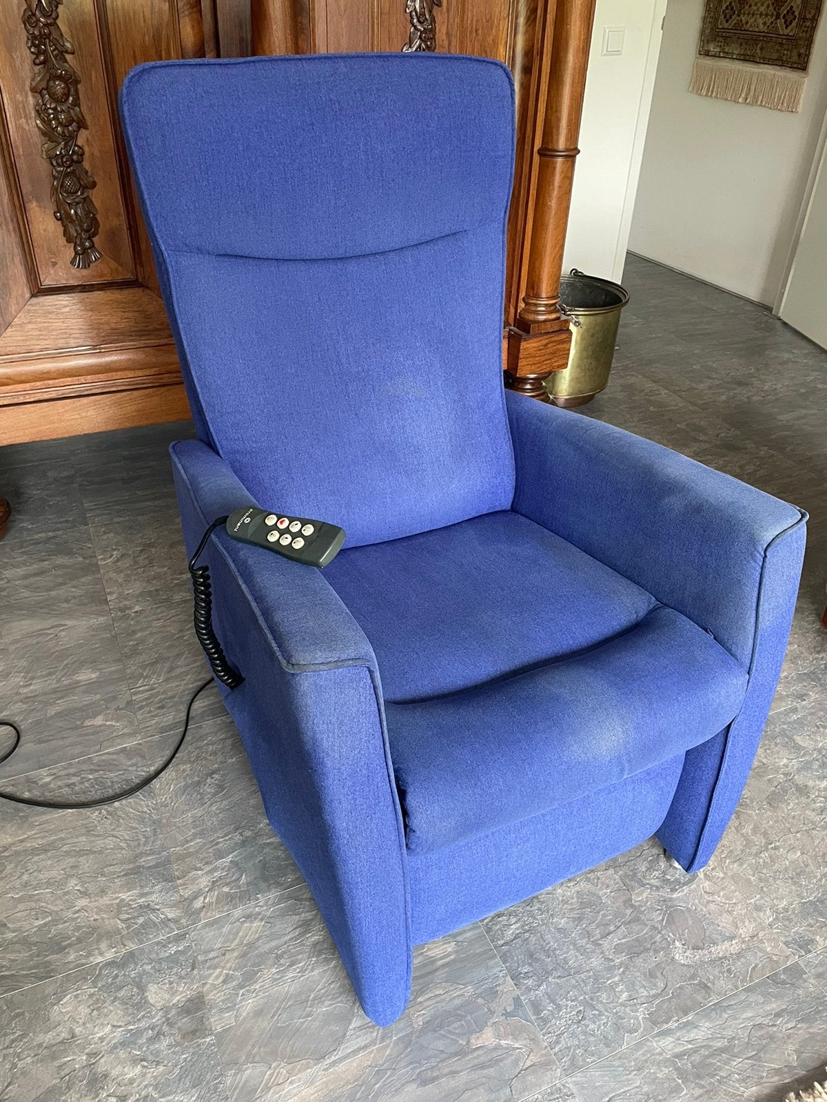 Prominent stoel, Ophalen, Gebruikt, 75 tot 100 cm, Stof