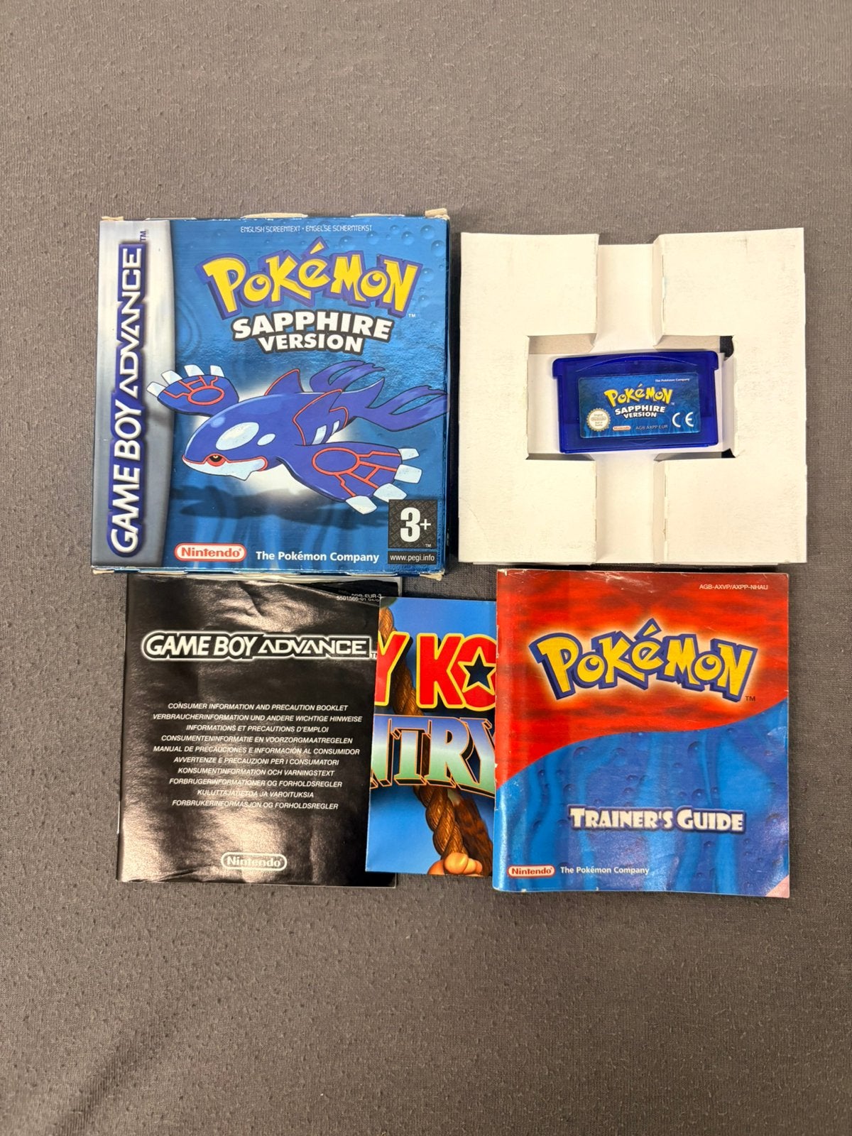 Pokémon Sapphire Version Game Boy Advance Compleet in Doos, Spelcomputers en Games, Games | Nintendo Game Boy, 1 speler, Ophalen of Verzenden