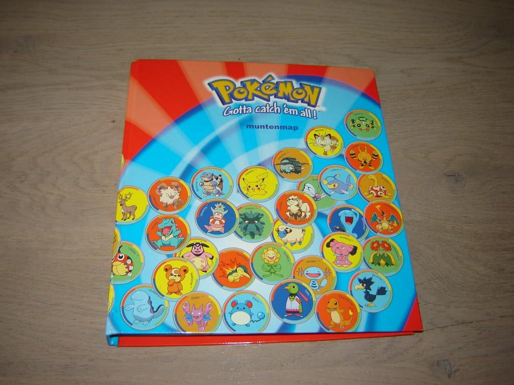 POKEMON MUNTENMAP 1 !!!!!!, Ophalen of Verzenden, Zo goed als nieuw