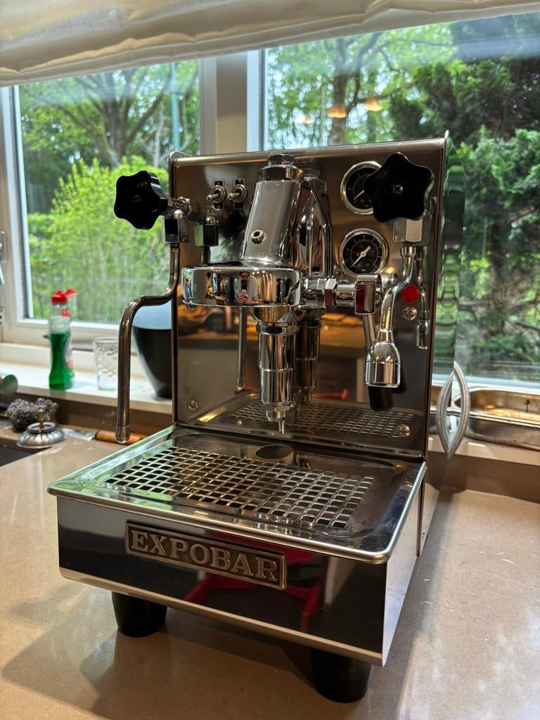 Expobar Brewtus IV - Dual Boiler - Rotary Pomp - Geserviced, Witgoed en Apparatuur, Koffiezetapparaten, Espresso apparaat, 10 kopjes of meer