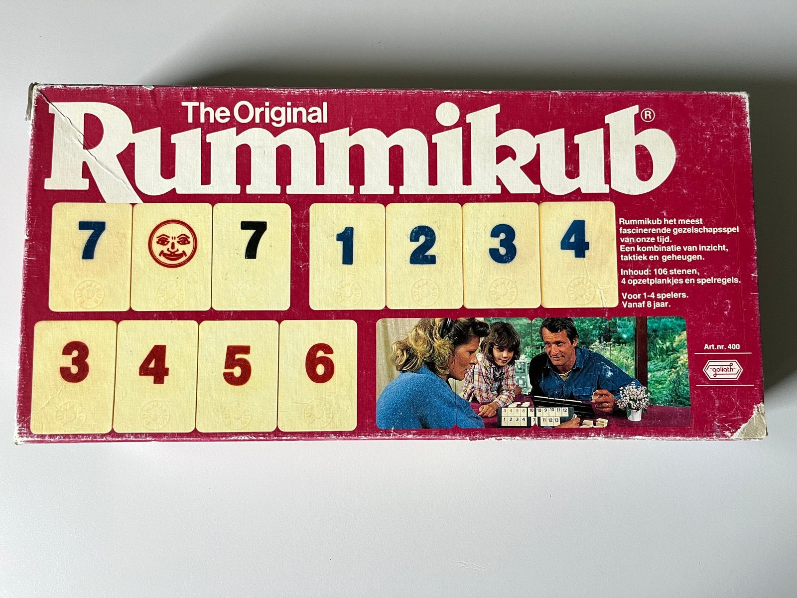 Vintage Rummikub - Compleet met lichte schade, Drie of vier spelers, Ophalen of Verzenden, Gebruikt