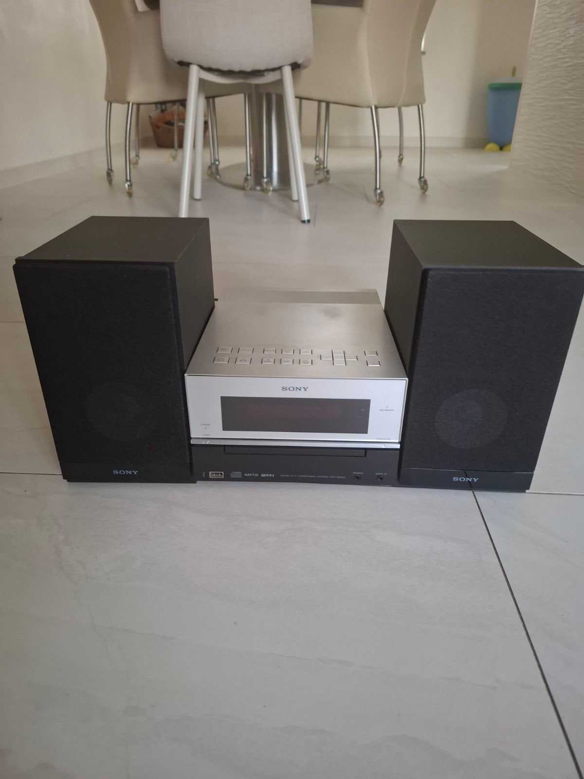 Sony Micro HiFi stereo set CMT-BX30R met CD/USB/Radio, Ophalen, Tuner of Radio, Zo goed als nieuw, Microset