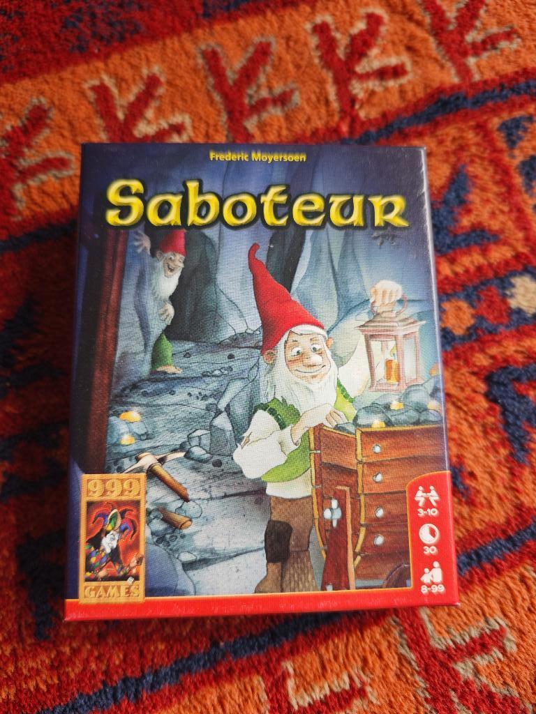 Saboteur game, Drie of vier spelers, Ophalen of Verzenden, Nieuw, 999 Games