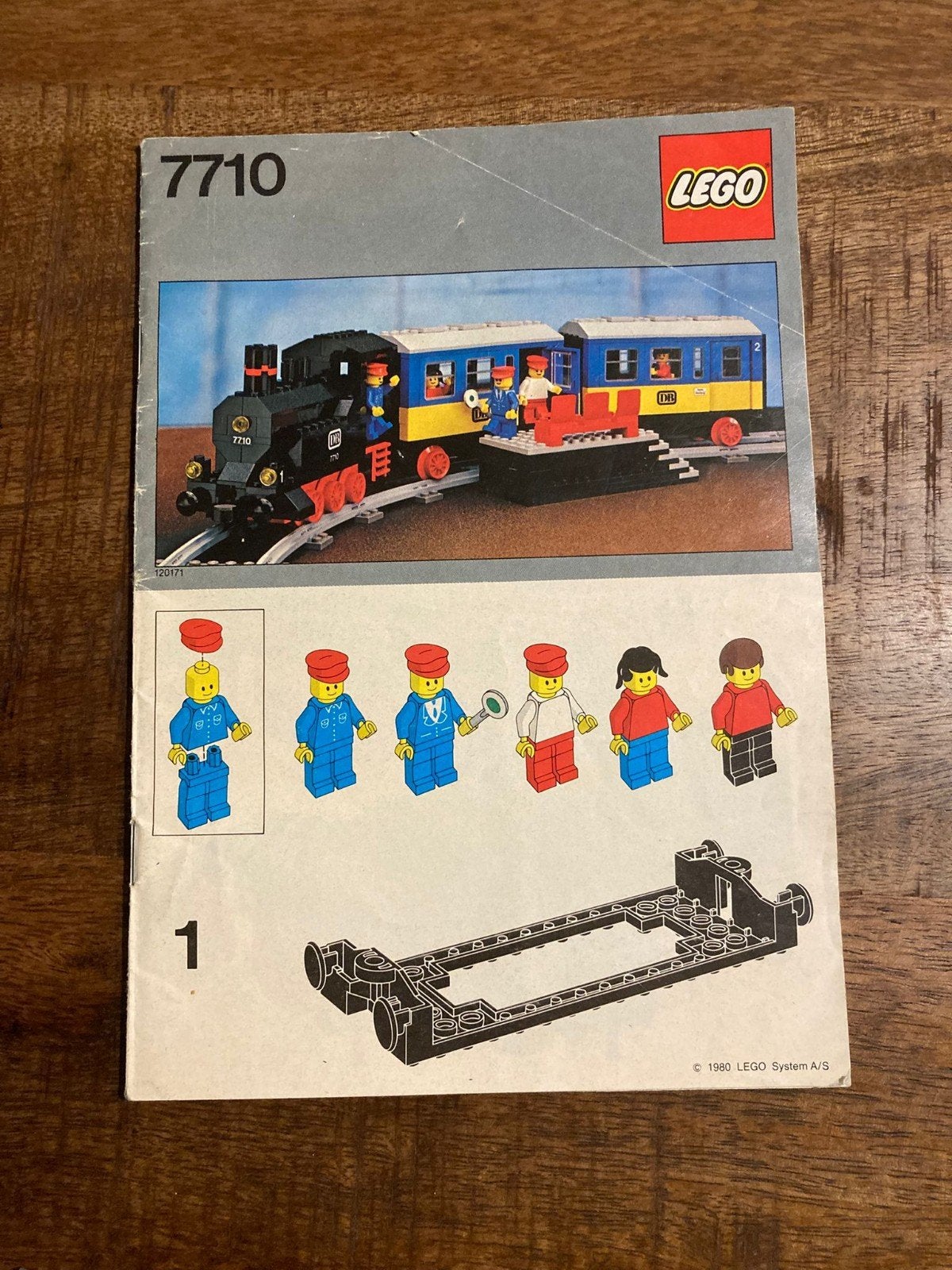 LEGO 7710 Passagier Stoomtrein met extra rails en boekje, Ophalen of Verzenden