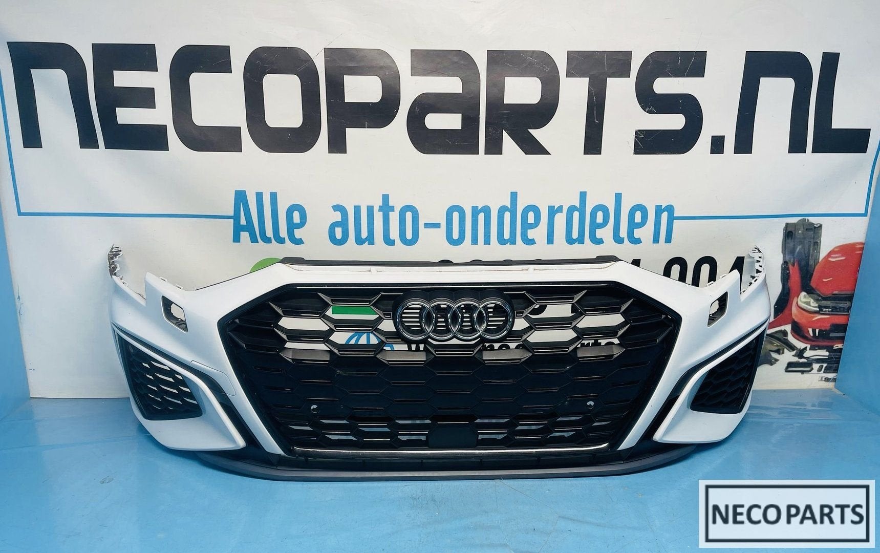 VOORBUMPER AUDI A3 8Y S-LINE BUMPER 6XPDC ALLES LEVERBAAR!!!, Gebruikt, -, -, Bumper