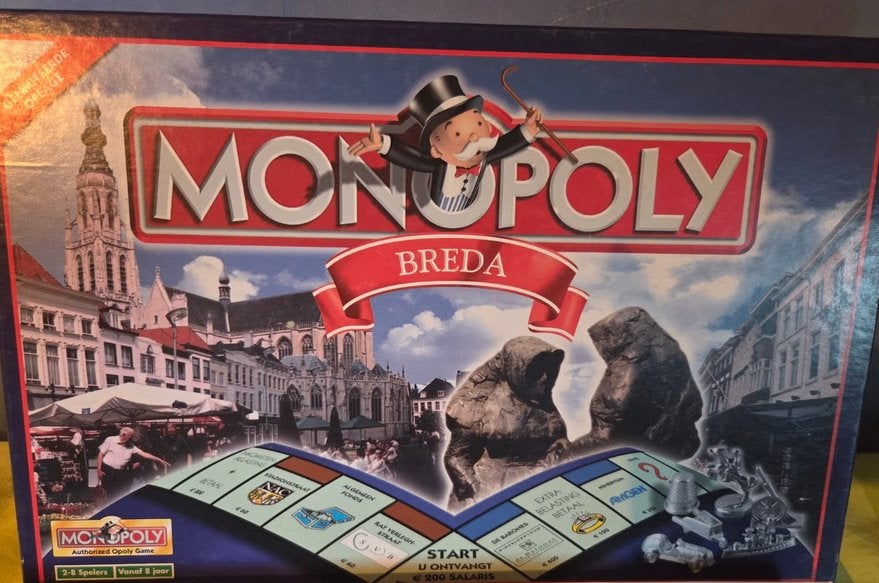 Monopoly Breda, Ophalen of Verzenden, Zo goed als nieuw