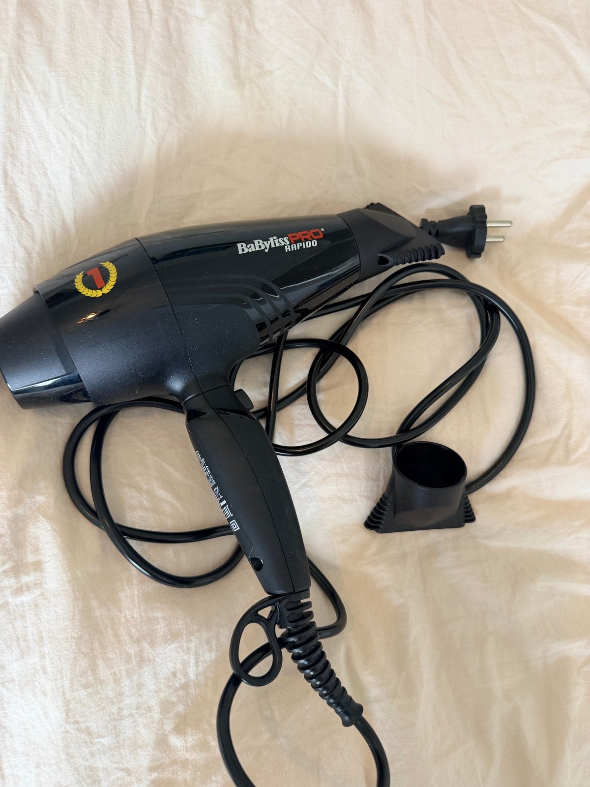 Babyliss Pro Rapido Föhn - Professionele Haardroger, Witgoed en Apparatuur, Ophalen of Verzenden, Gebruikt, Haarverzorging