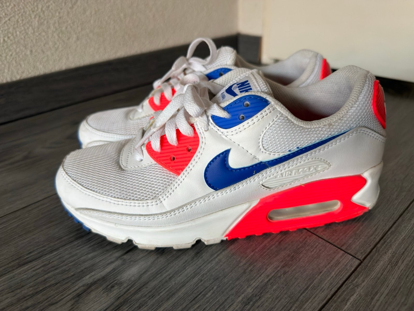 Nike Air Max 90 Ultramarine (2020) - Dames - Maat 41, Ophalen of Verzenden, Gedragen, Wit, Sneakers of Gympen